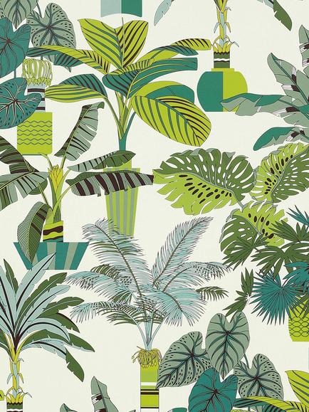 Manuel Canovas Florida Wallpaper, Lagon 3100/01