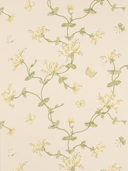 Colefax and Fowler Honeysuckle Garden Wallpaper, Gold W7002/05