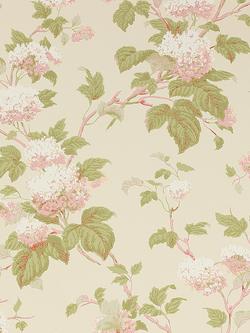 Colefax and Fowler Chantilly Wallpaper, Pink/Green 7816/08
