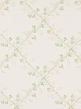 Colefax and Fowler Trefoil Trellis Wallpaper, Leaf W7008/02