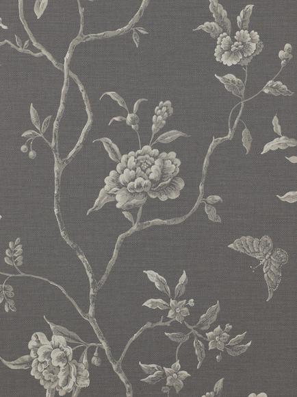 Colefax and Fowler Swedish Tree Wallpaper, Charcoal 7165/04