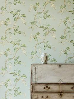 Colefax and Fowler Alderney Wallpaper - view 2, Aqua 7963/04
