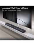 LG SQC1 Bluetooth Soundbar with Wireless Subwoofer, Black