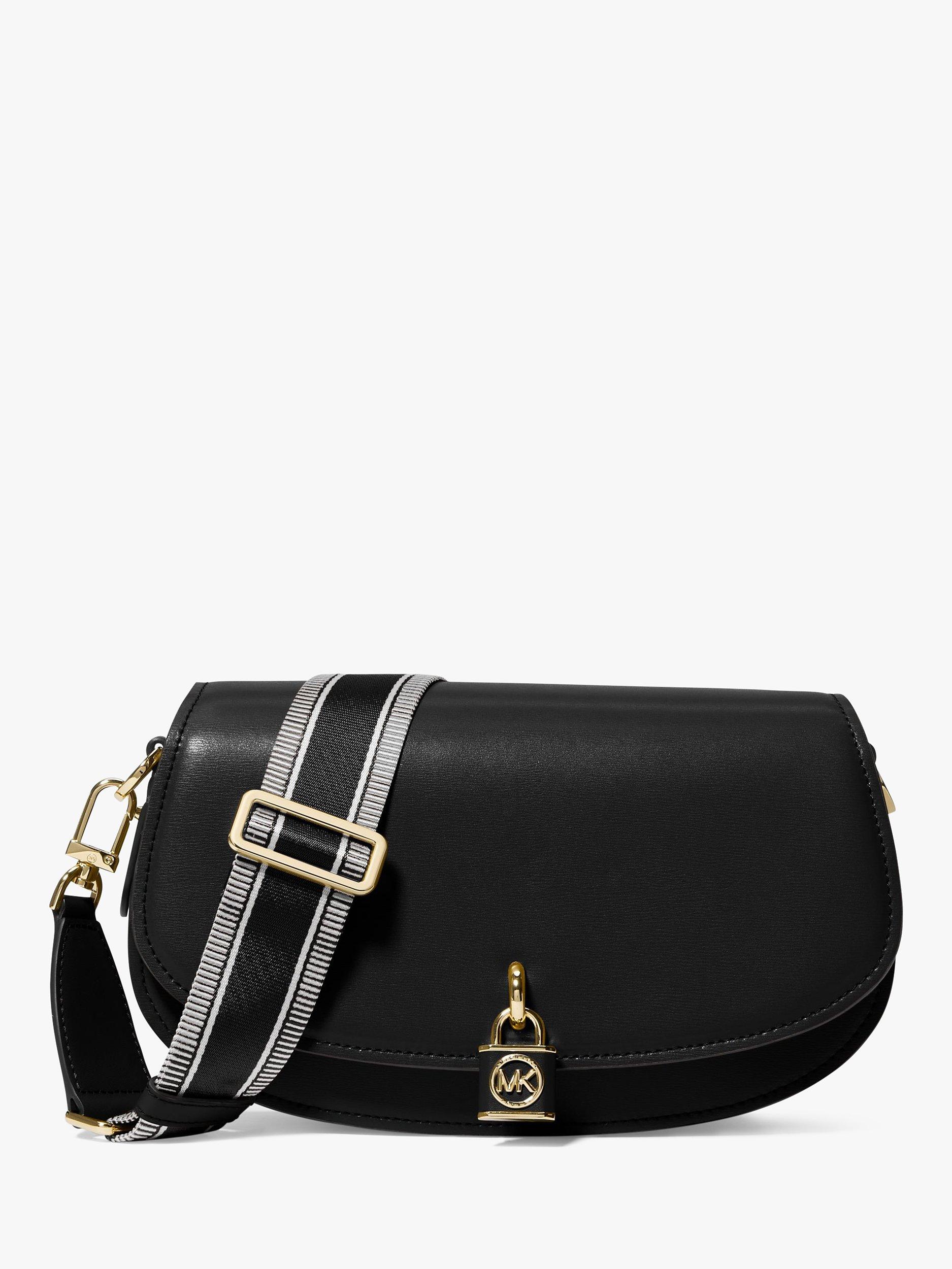 Michael Kors Mila Medium Leather Messenger Bag