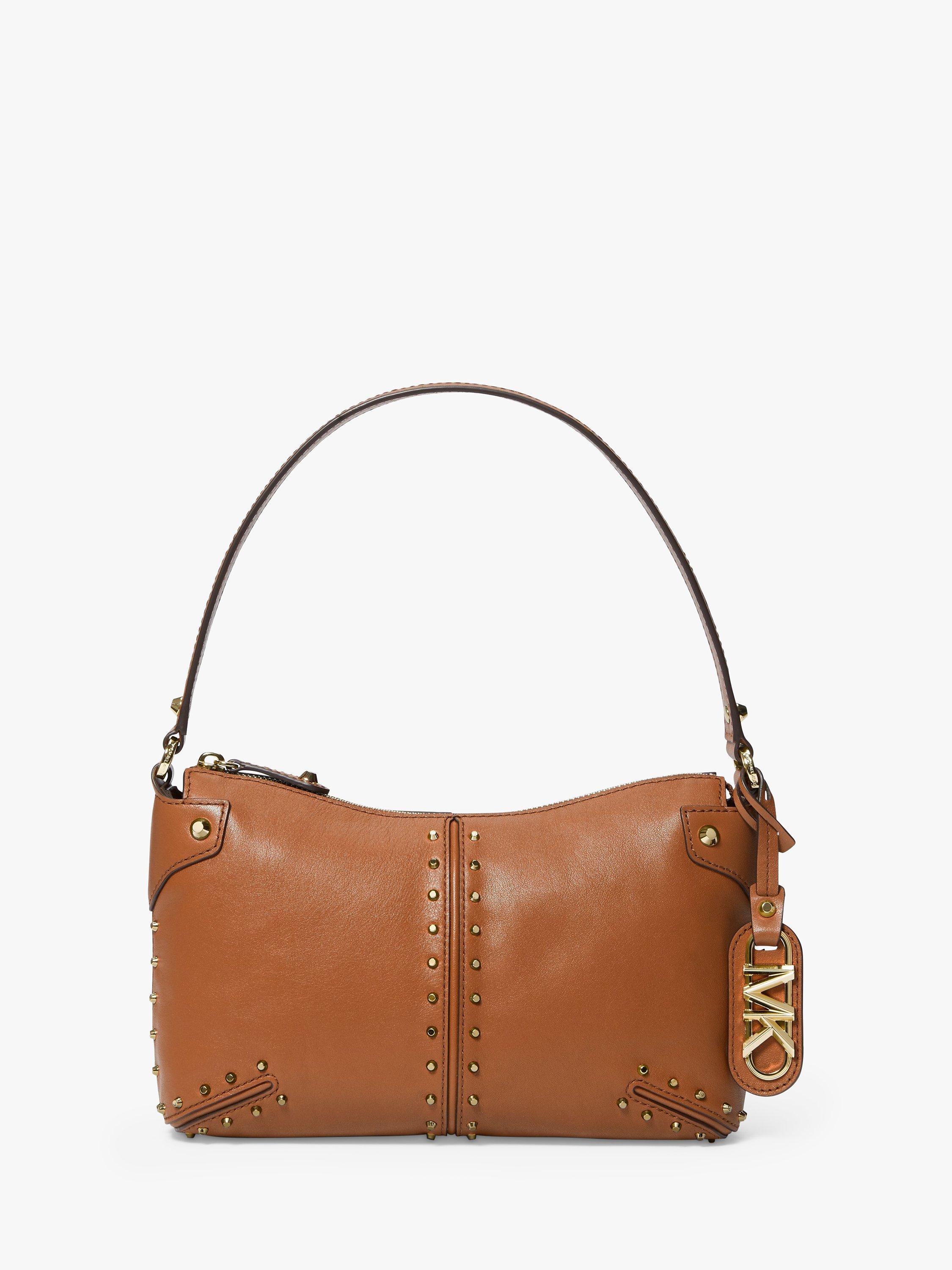 Michael Kors Astor Studded Leather Grab Bag, Luggage