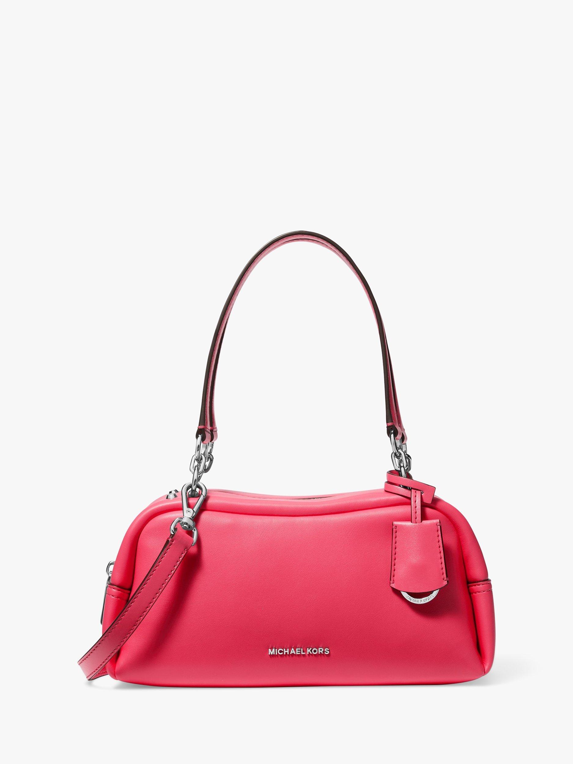 Michael Kors Cecily Small Faux Leather Shoulder Bag, Geranium