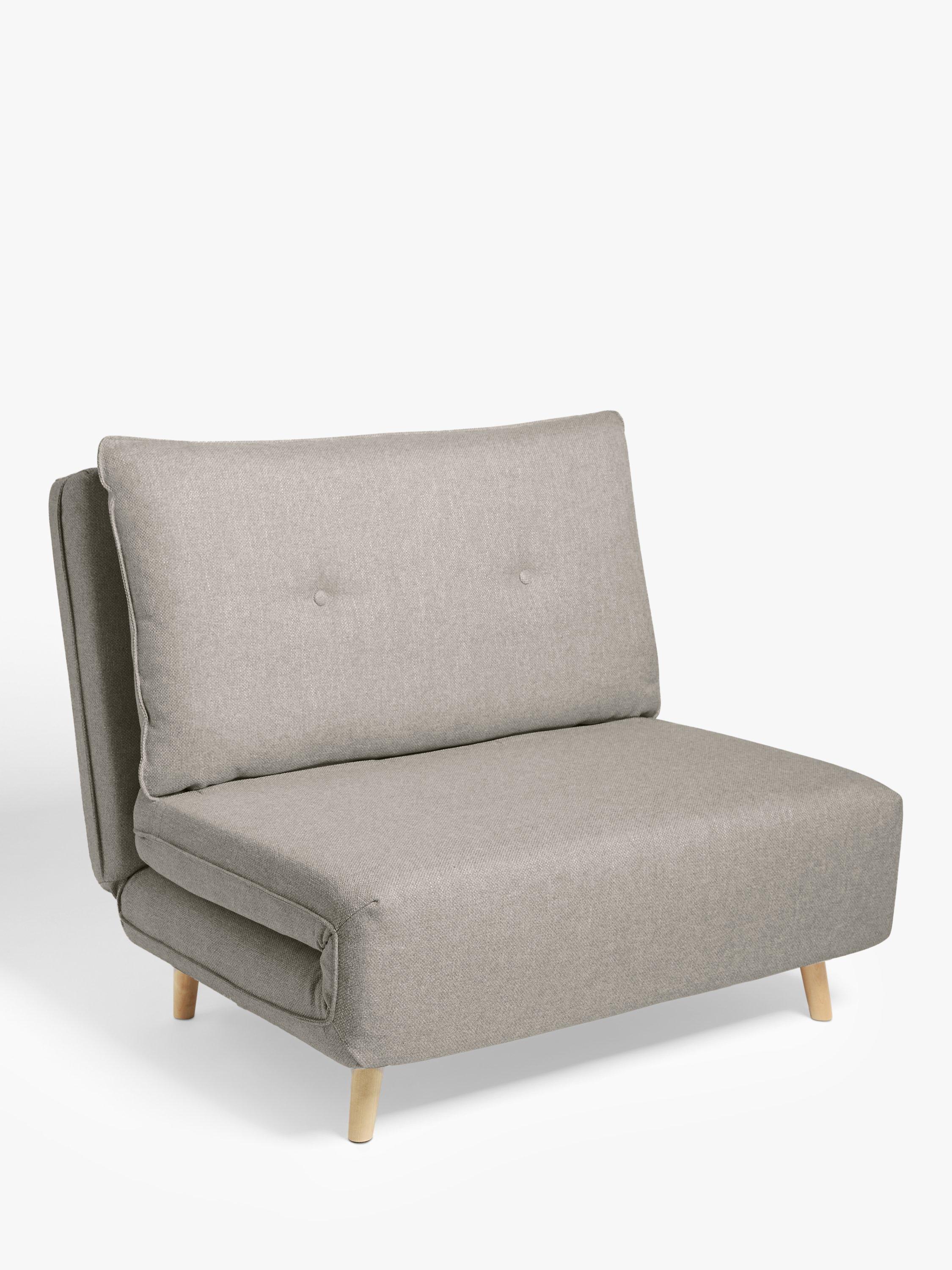 Chairbed Range, John Lewis ANYDAY Chair Bed, Light Leg, Cobble Grey