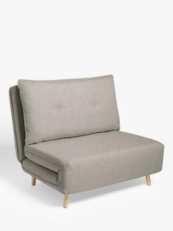 John Lewis Chair Bed, Light Leg, Cobble Grey, Cobble Grey