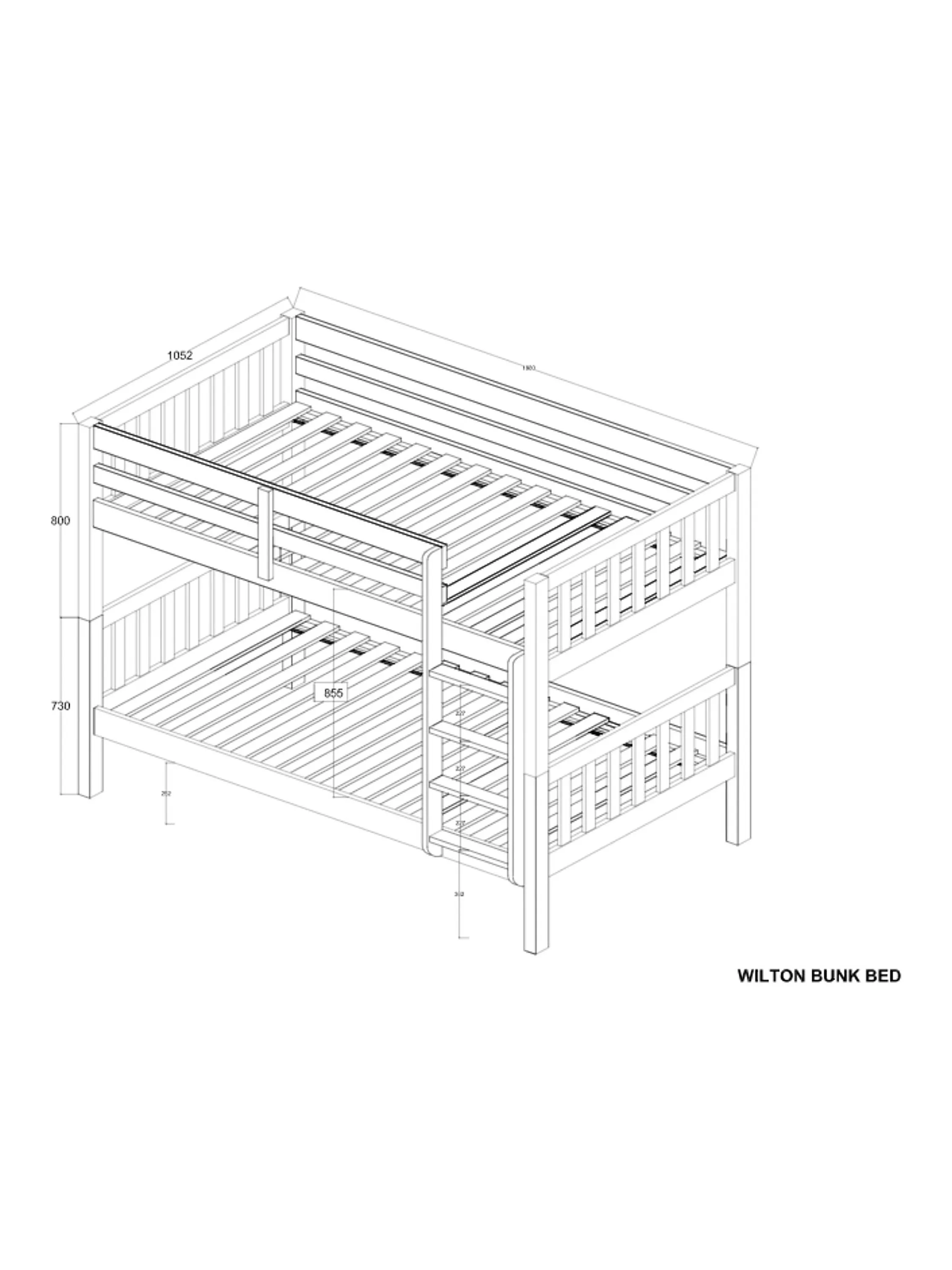 John Lewis ANYDAY Wilton Bunk Bed