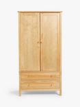 John Lewis Wilton 2 Door Wardrobe, Natural