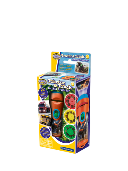Brainstorm Tractor & Truck Torch and Projector, 