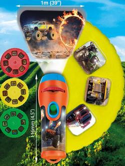 Brainstorm Tractor & Truck Torch and Projector - view 2, 