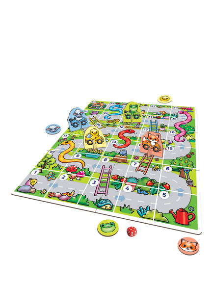 Orchard Toys My First Snakes & Ladders Game - view 2, Multi