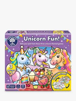 Orchard Toys Unicorn Fun 3-in-1 Game, Multi