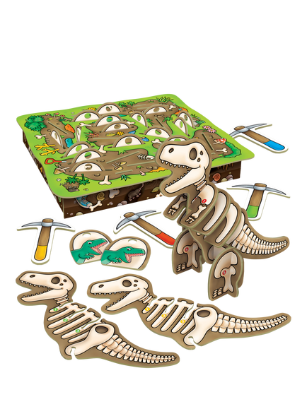 Orchard Toys Dinosaur Dig Game - view 2, Multi