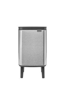 Brabantia Bo Waste Bin Hi, 4L, Matt Steel