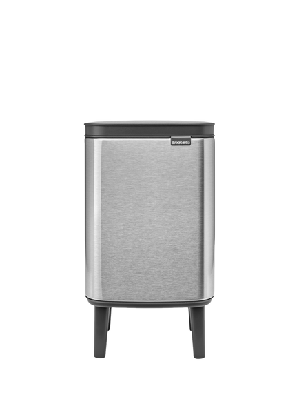 Brabantia Bo Waste Bin Hi, 4L, Matt Steel