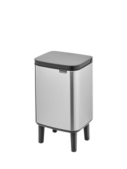Brabantia Bo Waste Bin Hi, 4L - view 2, Matt Steel