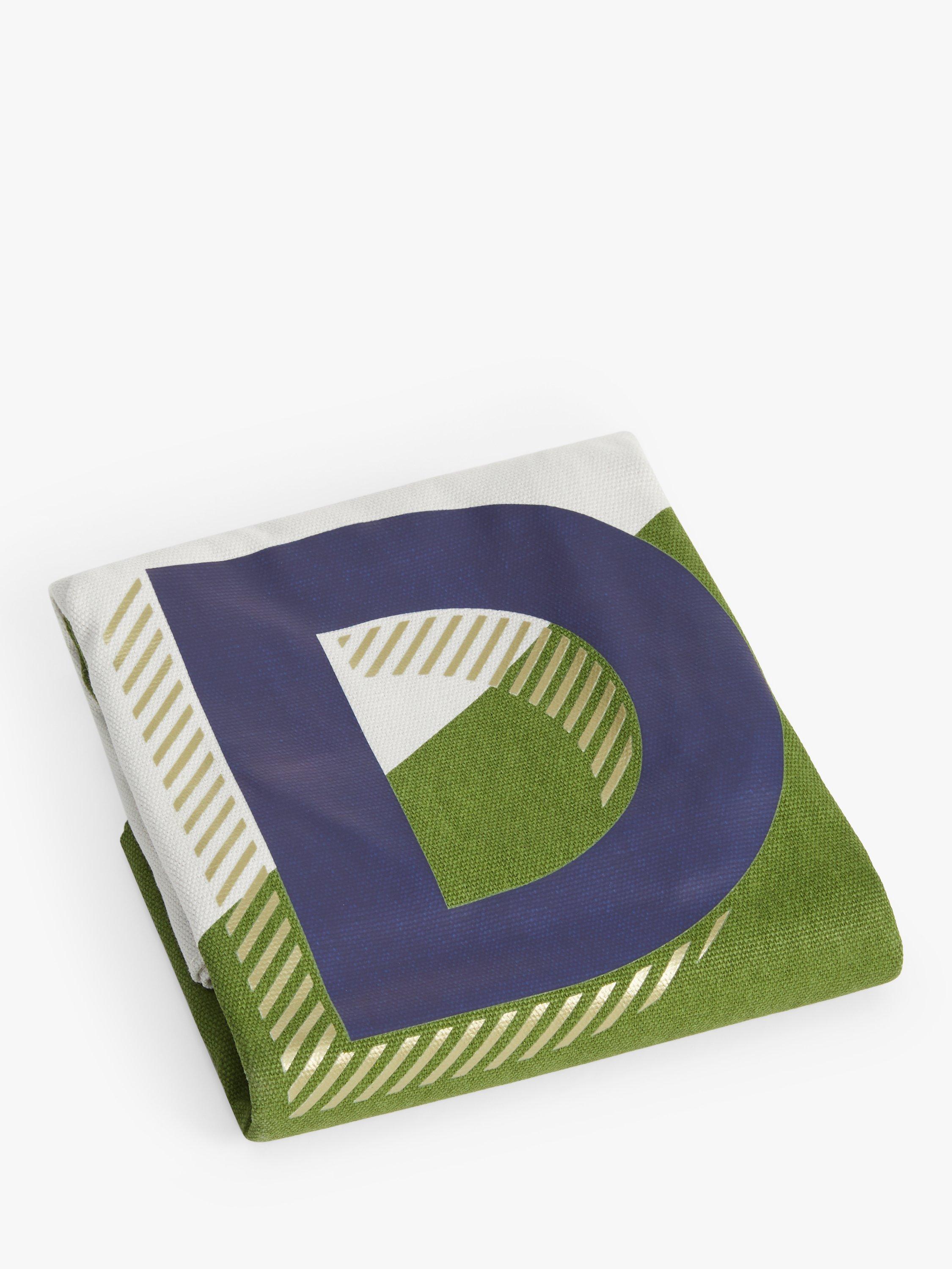 Product image 4 of 4, which shows John Lewis Alphabet Cotton Tote Bag, D
