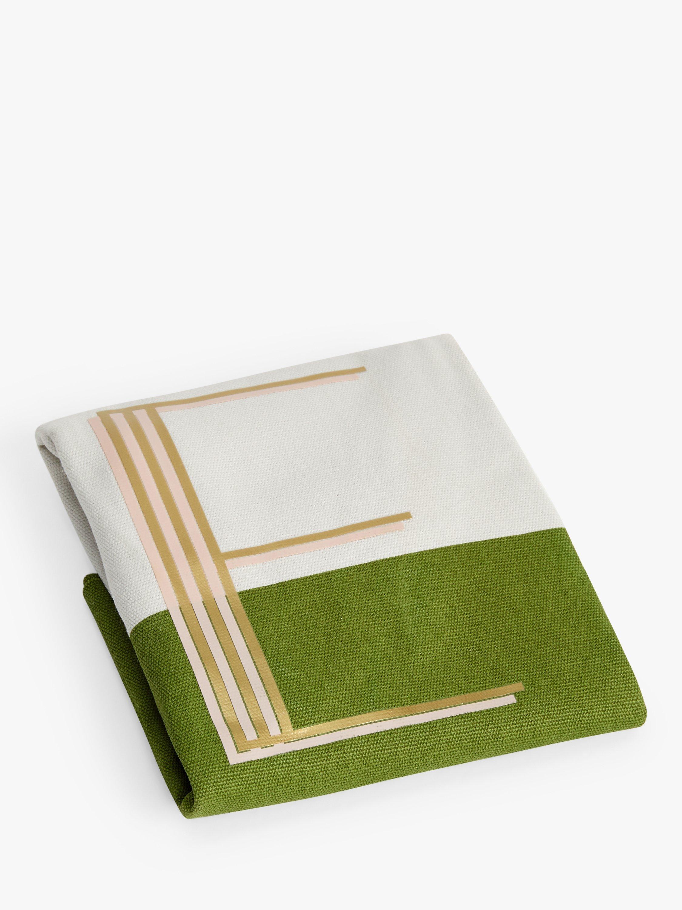 Product image 4 of 4, which shows John Lewis Alphabet Cotton Tote Bag, E