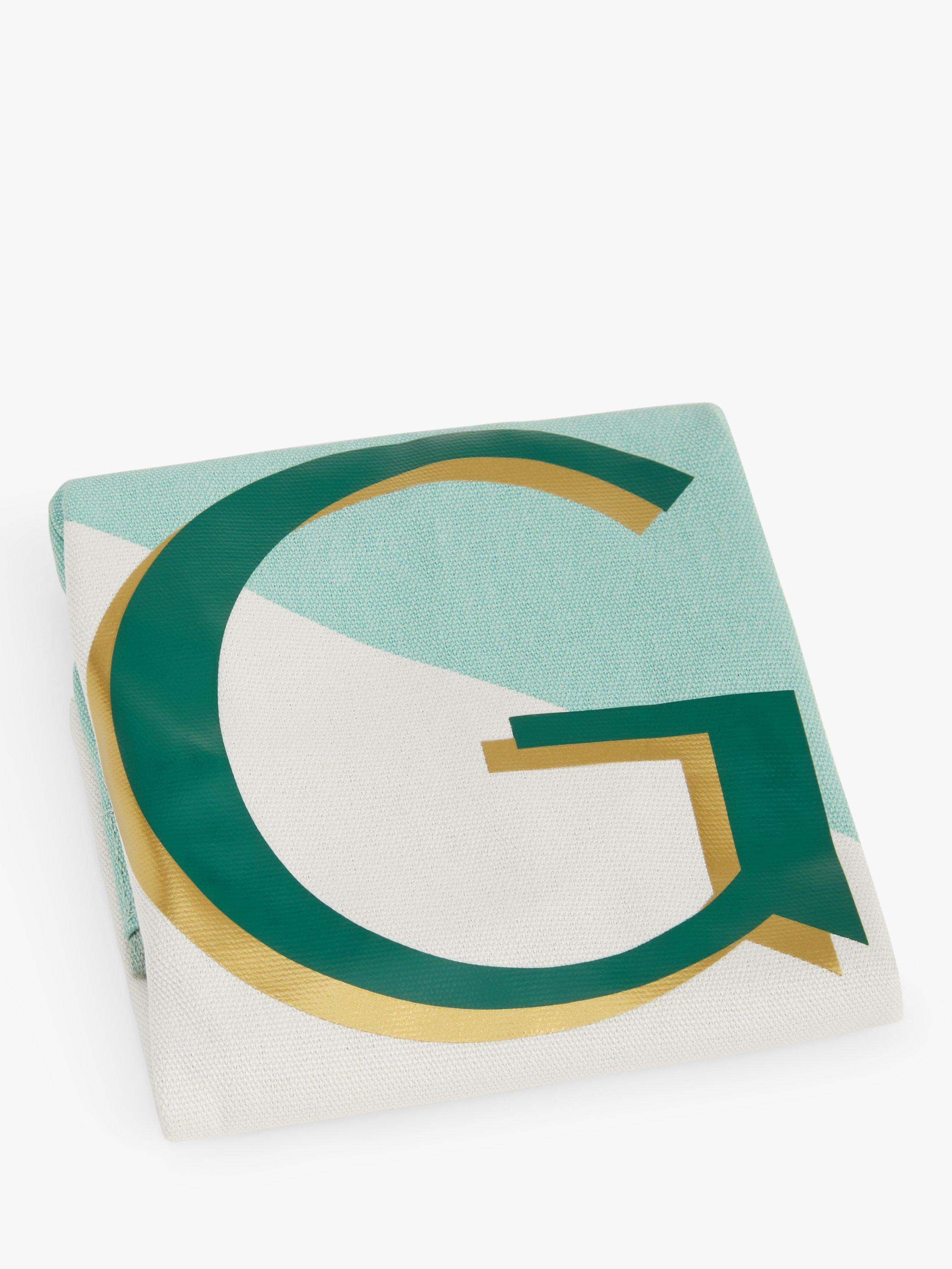 Product image 4 of 4, which shows John Lewis Alphabet Cotton Tote Bag, G