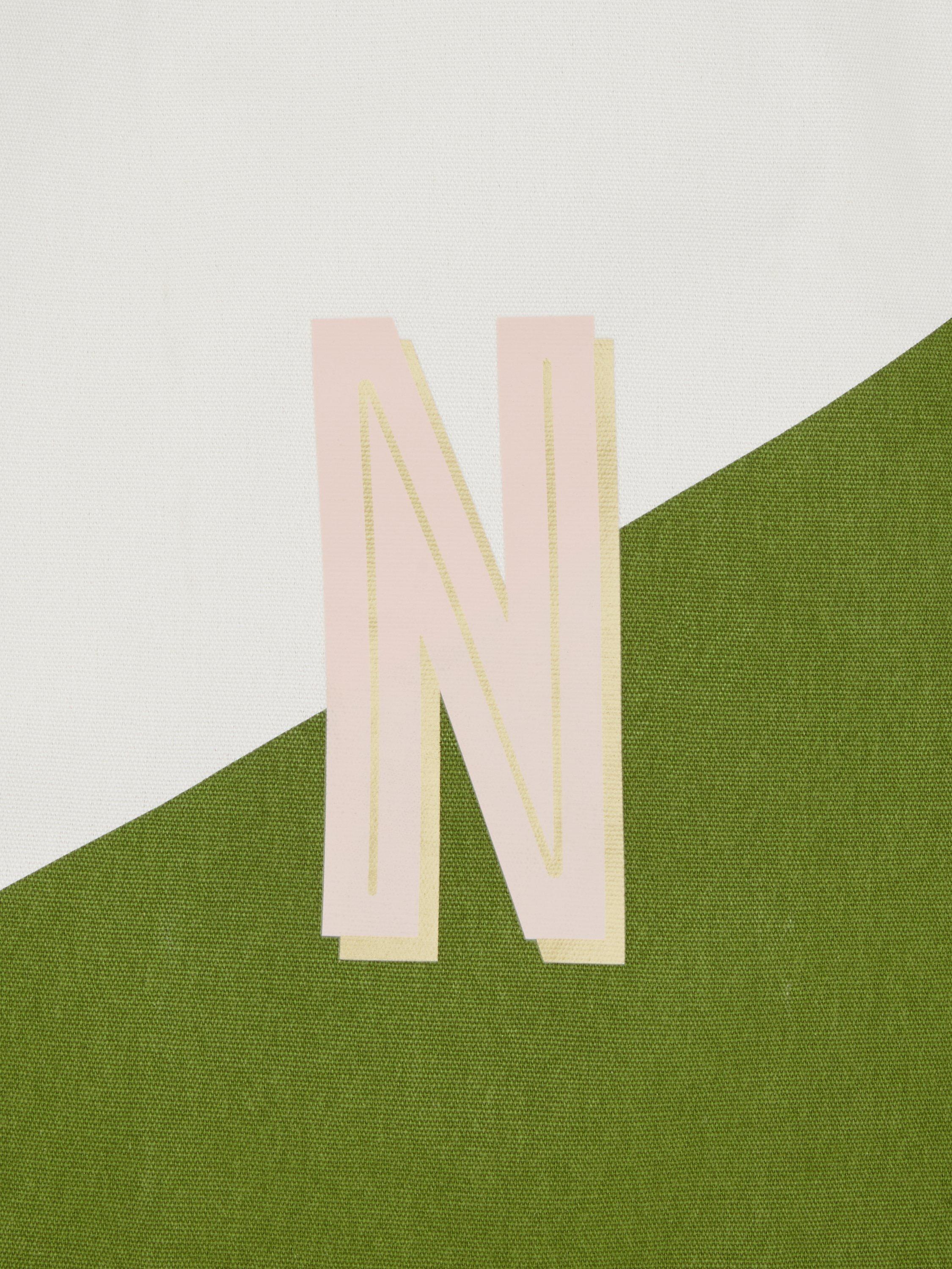 Product image 3 of 4, which shows John Lewis Alphabet Cotton Tote Bag, N