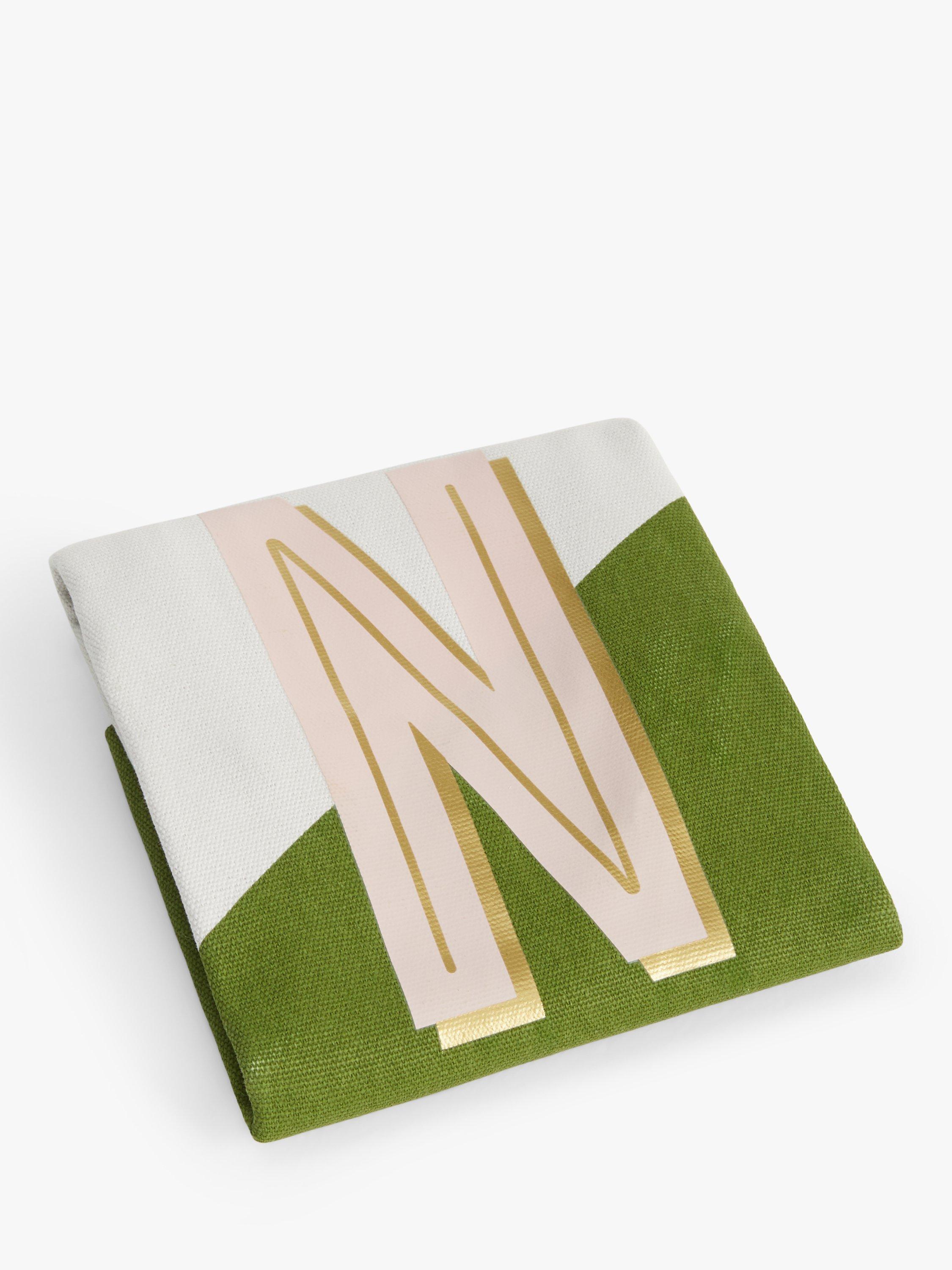 Product image 4 of 4, which shows John Lewis Alphabet Cotton Tote Bag, N