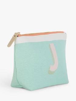 John Lewis Alphabet Cotton Makeup Bag - view 2, J