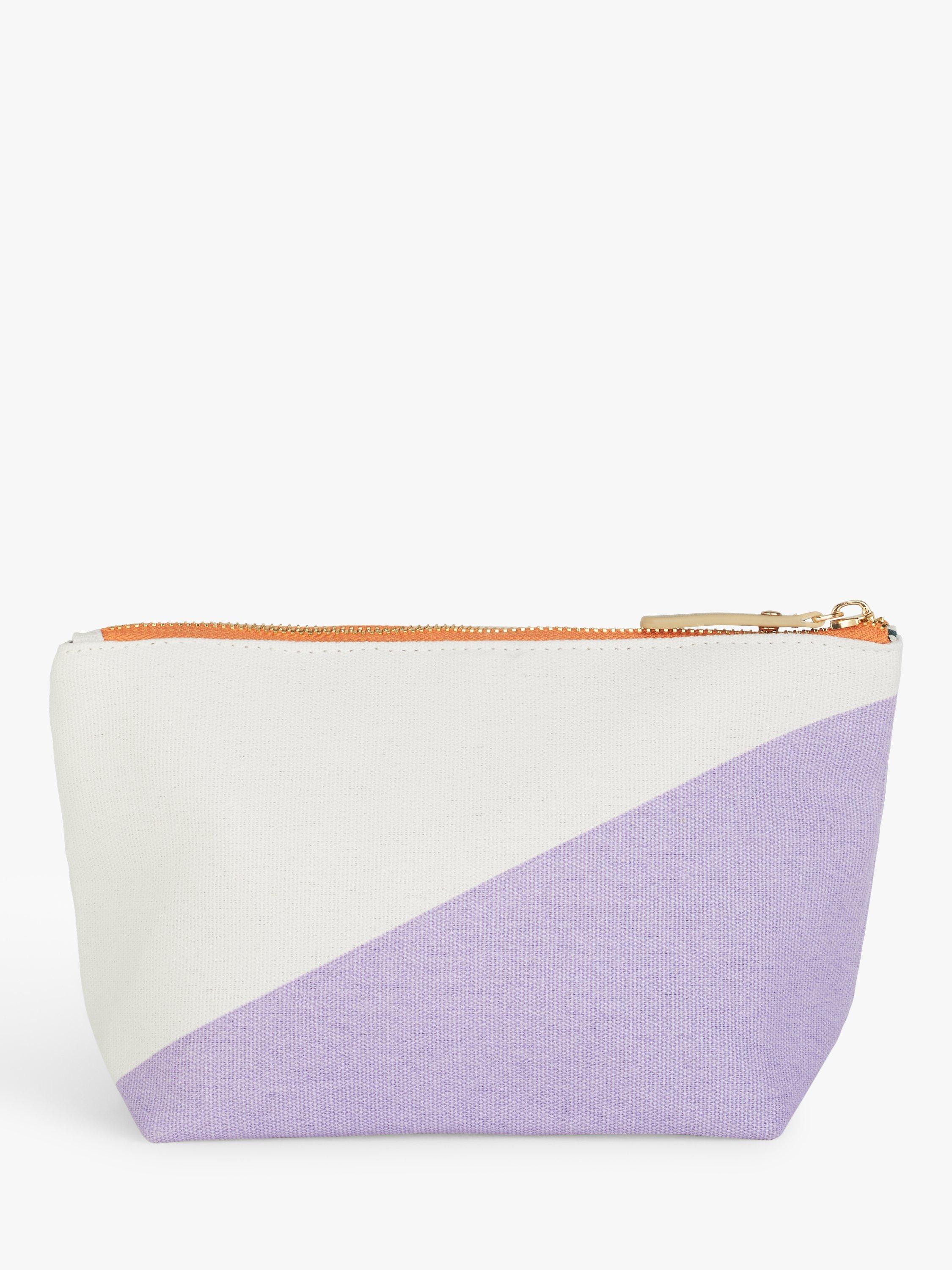 Product image 3 of 4, which shows John Lewis Alphabet Cotton Makeup Bag, T