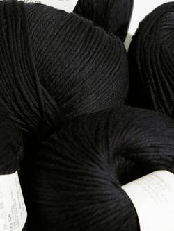 Wool And The Gang Shiny Happy Cotton Knitting and Crochet Yarn, 100g - view 2, Cinder Black