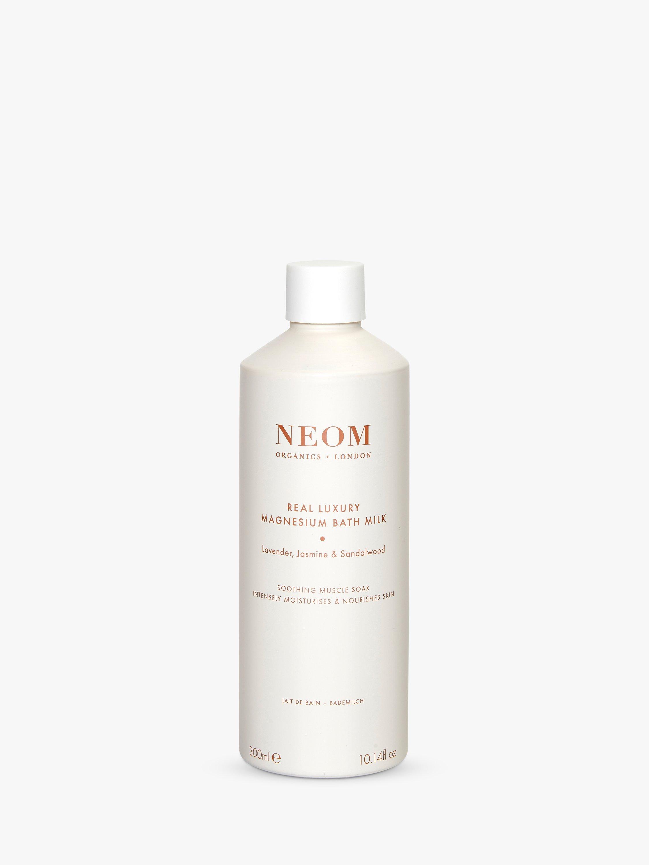 Product image 1 of 9, which shows NEOM Wellbeing London Real Luxury Magnesium Bath Milk, 300ml