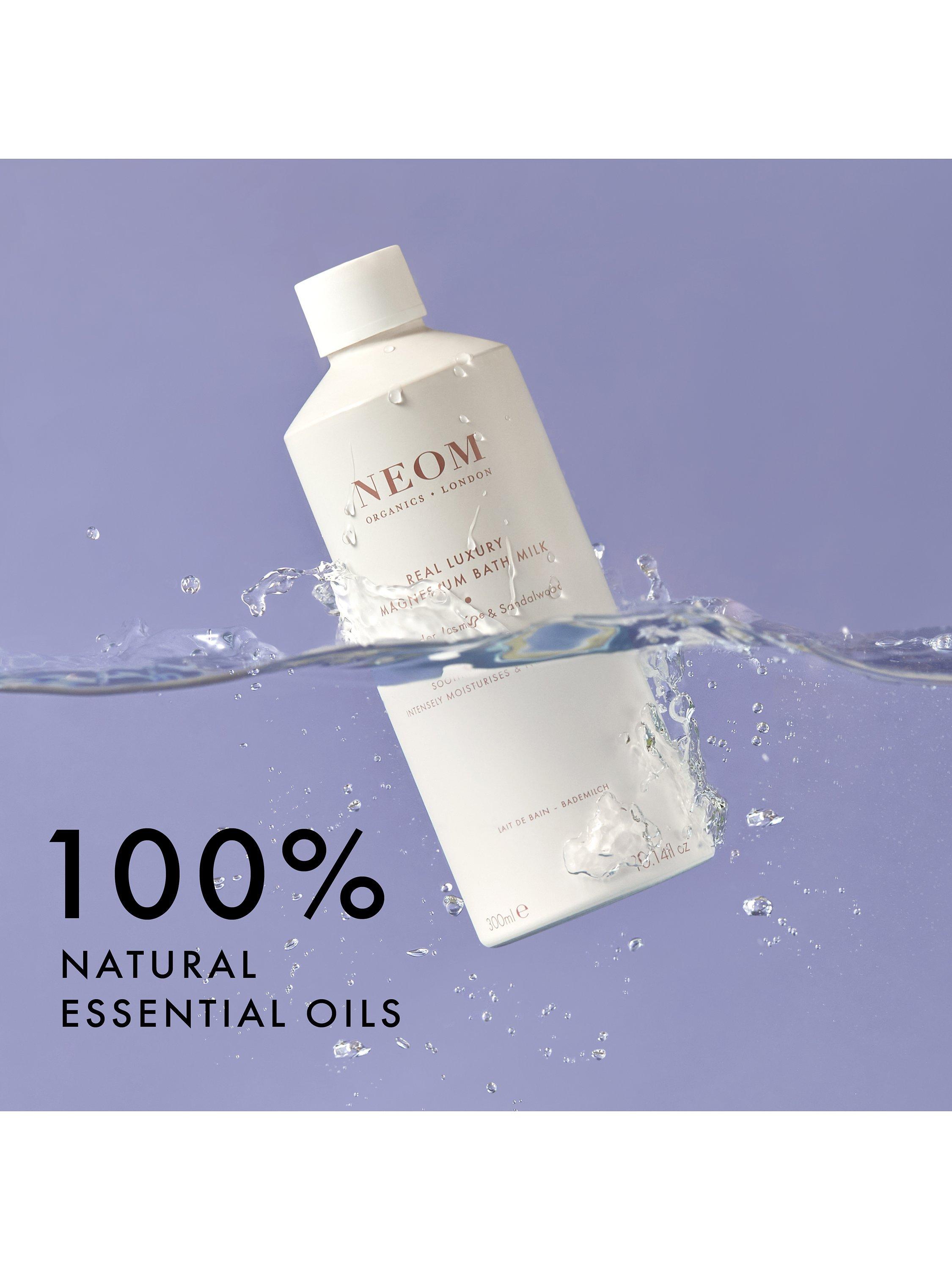 Product image 4 of 9, which shows NEOM Wellbeing London Real Luxury Magnesium Bath Milk, 300ml