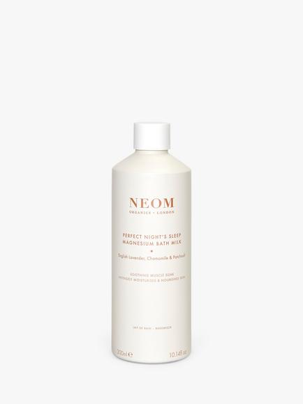 NEOM Wellbeing London Perfect Night's Sleep Magnesium Bath Milk, 300ml, 