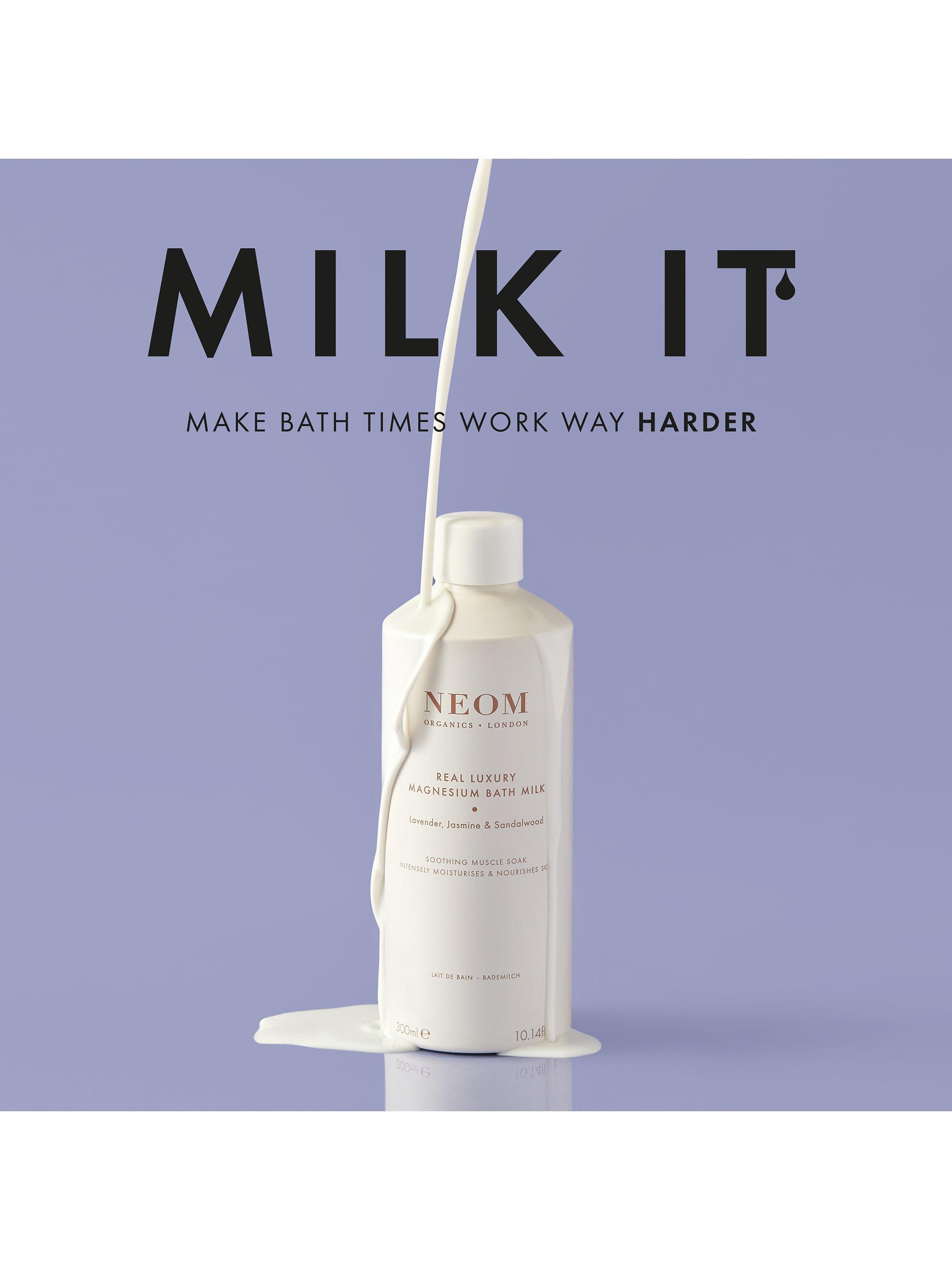 Product image 3 of 9, which shows NEOM Wellbeing London Perfect Night's Sleep Magnesium Bath Milk, 300ml