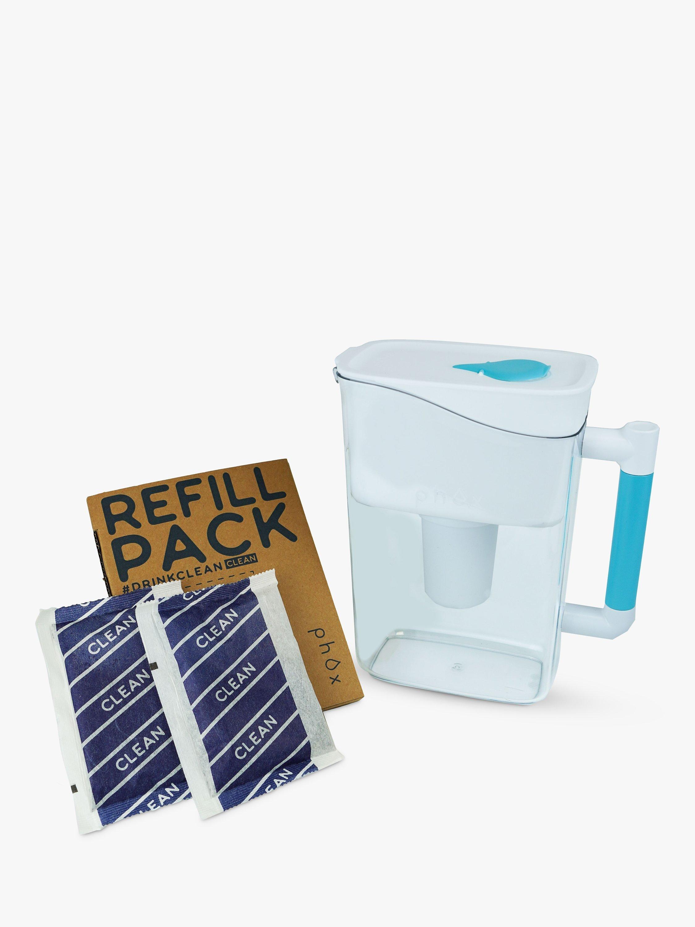 Phox V3 Water Filter Jug & Clean Pack, 2.8L, White
