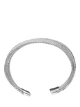 Nina B Overlapping Cuff Bangle, Silver