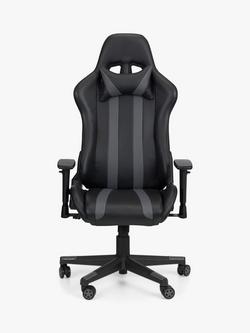 Julian Bowen Force Gaming Chair - view 2, Black/Grey