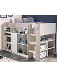 Julian Bowen Cosmo Mid Sleeper Bed Frame, Taupe