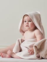 John Lewis Lamb Hooded Towel White