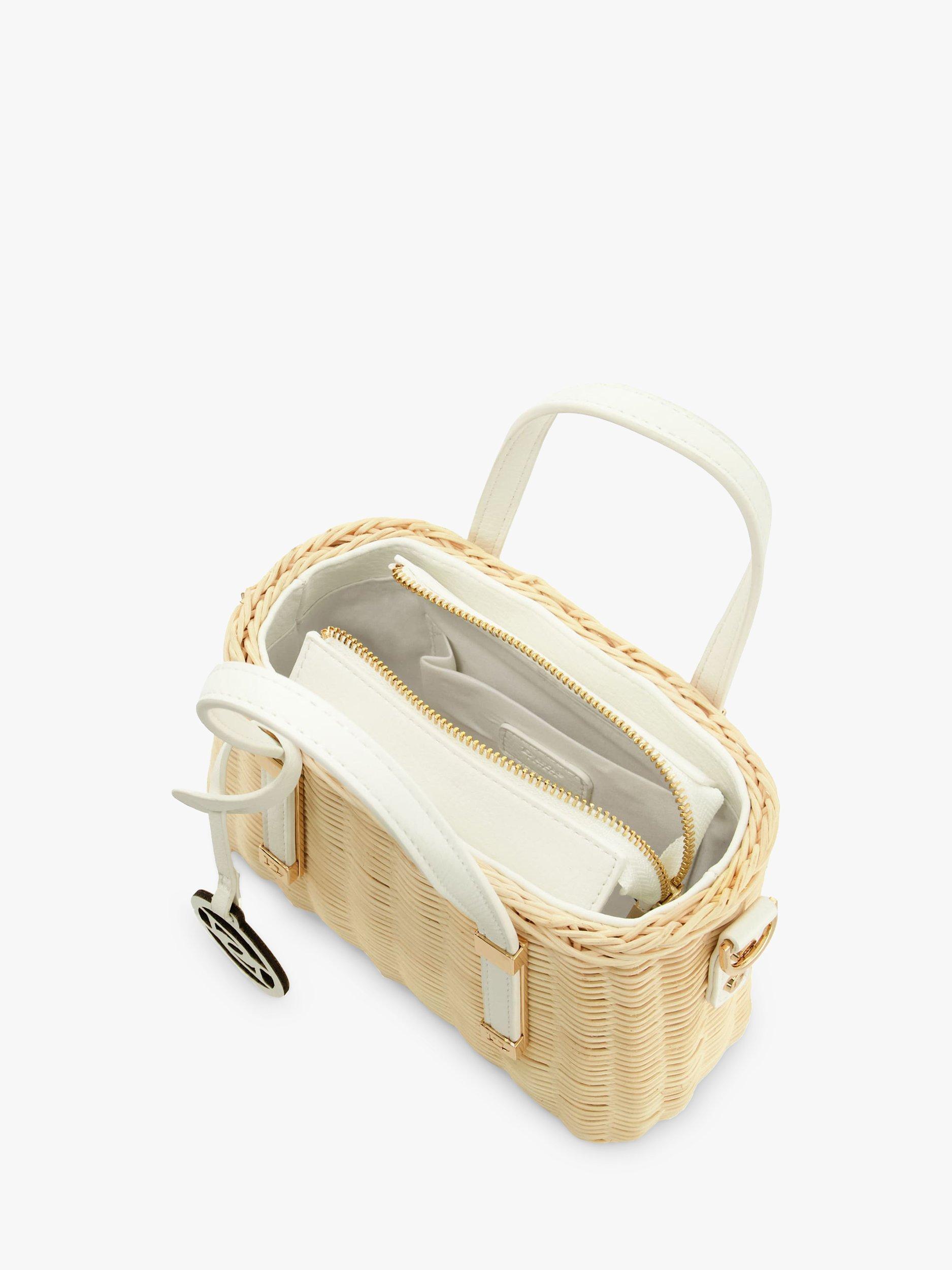 Product image 2 of 3, which shows Dune Dinkydorries Raffia Tote Bag, Neutral