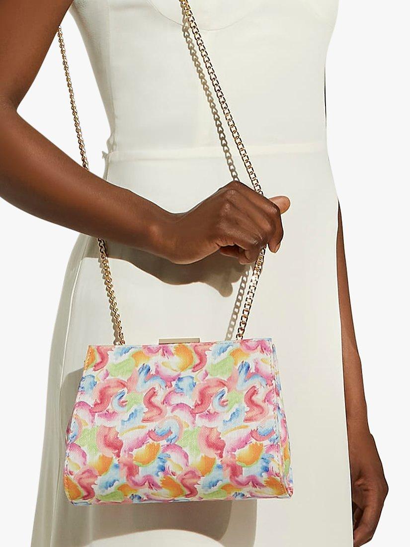 Product image 4 of 4, which shows Dune Belvedere Clutch Bag, Multi