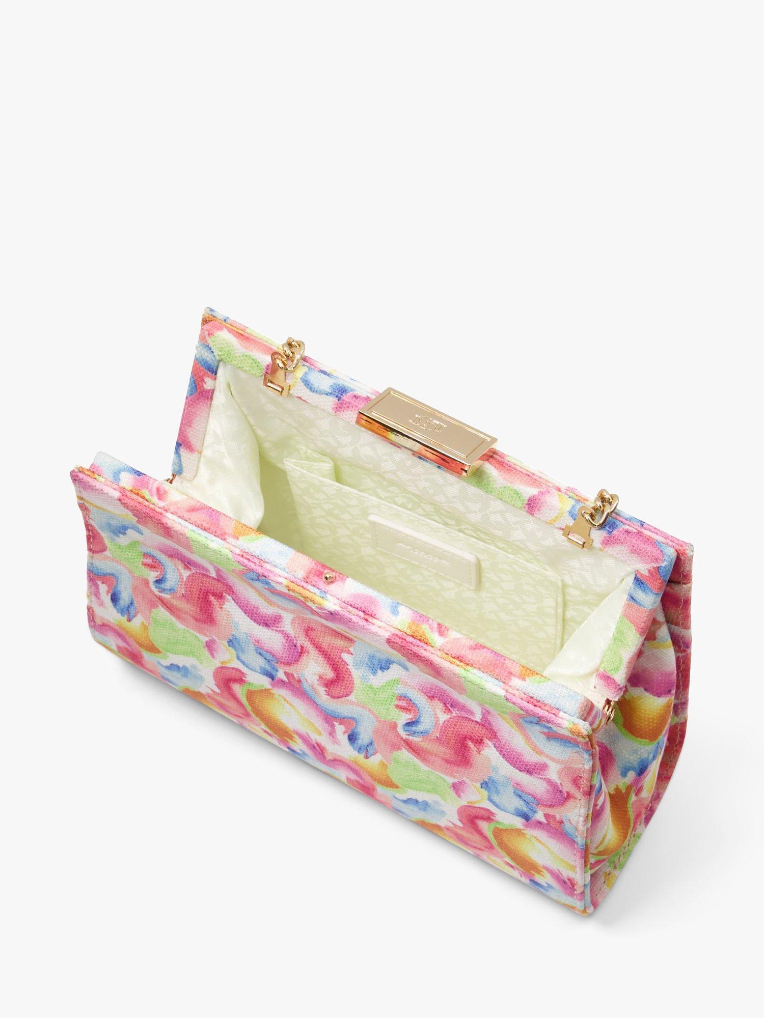 Product image 3 of 4, which shows Dune Belvedere Clutch Bag, Multi