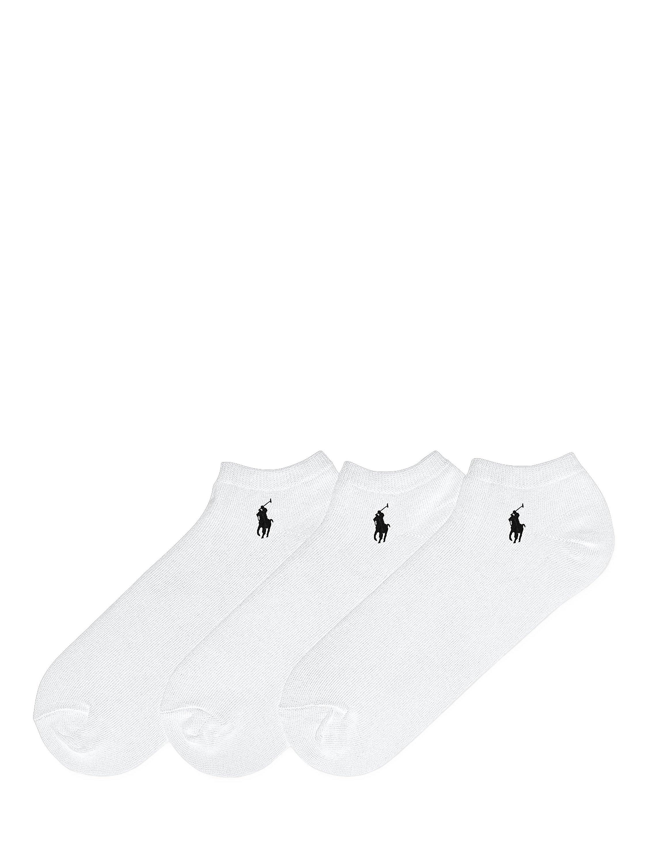 Polo Ralph Lauren Low Cut Ankle Socks Pack of 3 White