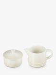 Le Creuset Stoneware Milk Jug & Sugar Pot Set, Meringue