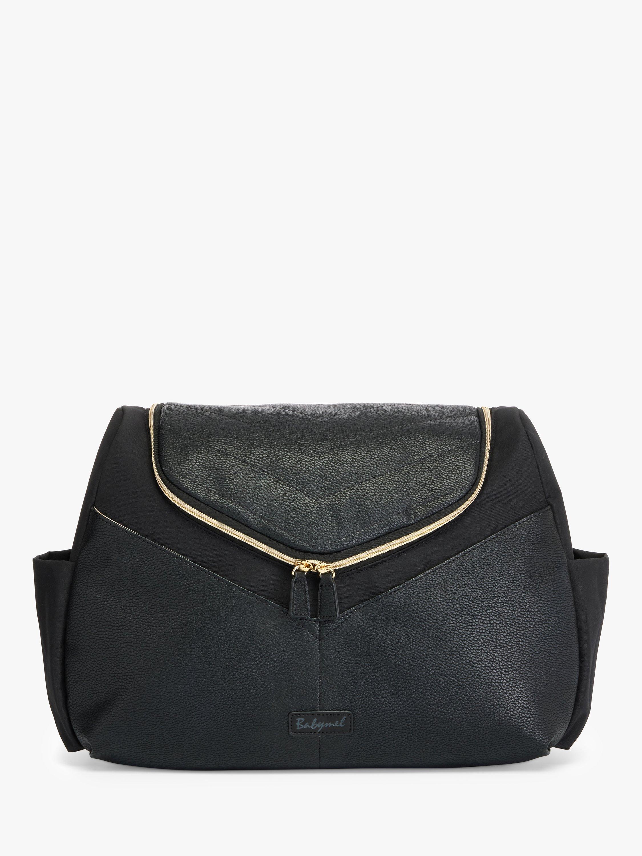 Babymel Pippa Vegan Leather Changing Bag, Black