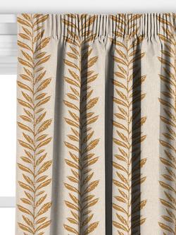 John Lewis Norah Made to Measure Curtains or Roman Blind, Honey - view 2, Honey