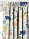 John Lewis Safari Print Made to Measure Curtains or Roman Blind, Multi