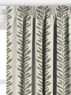John Lewis Norah Made to Measure Curtains or Roman Blind, Myrtle Green - view 2, Myrtle Green