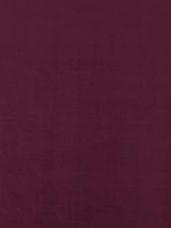 John Lewis Knitted Velvet Made to Measure Curtains or Roman Blind, Damson, Damson