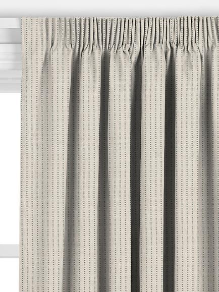 John Lewis Fleck Stripe Made to Measure Curtains or Roman Blind, Myrtle Green - view 2, Myrtle Green